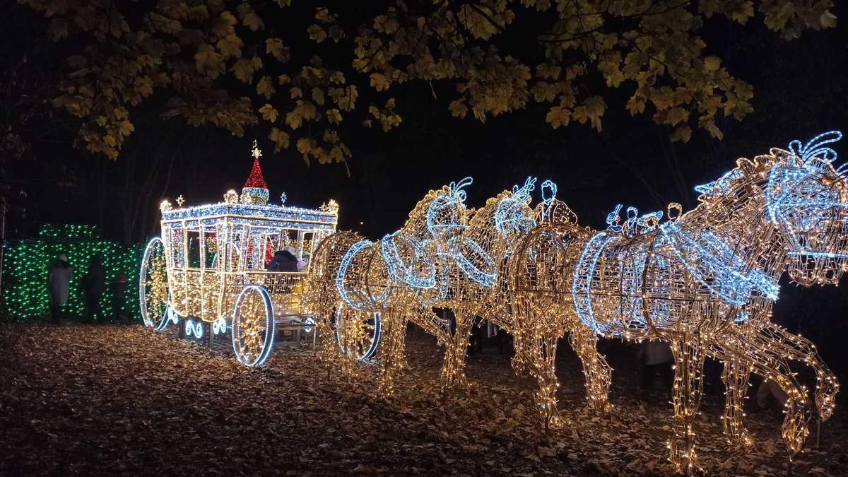 Різдвяна казка: Парк ілюмінації під Вроцлавом прикрасили сотнями гірлянд – чарівні фото - Закордон