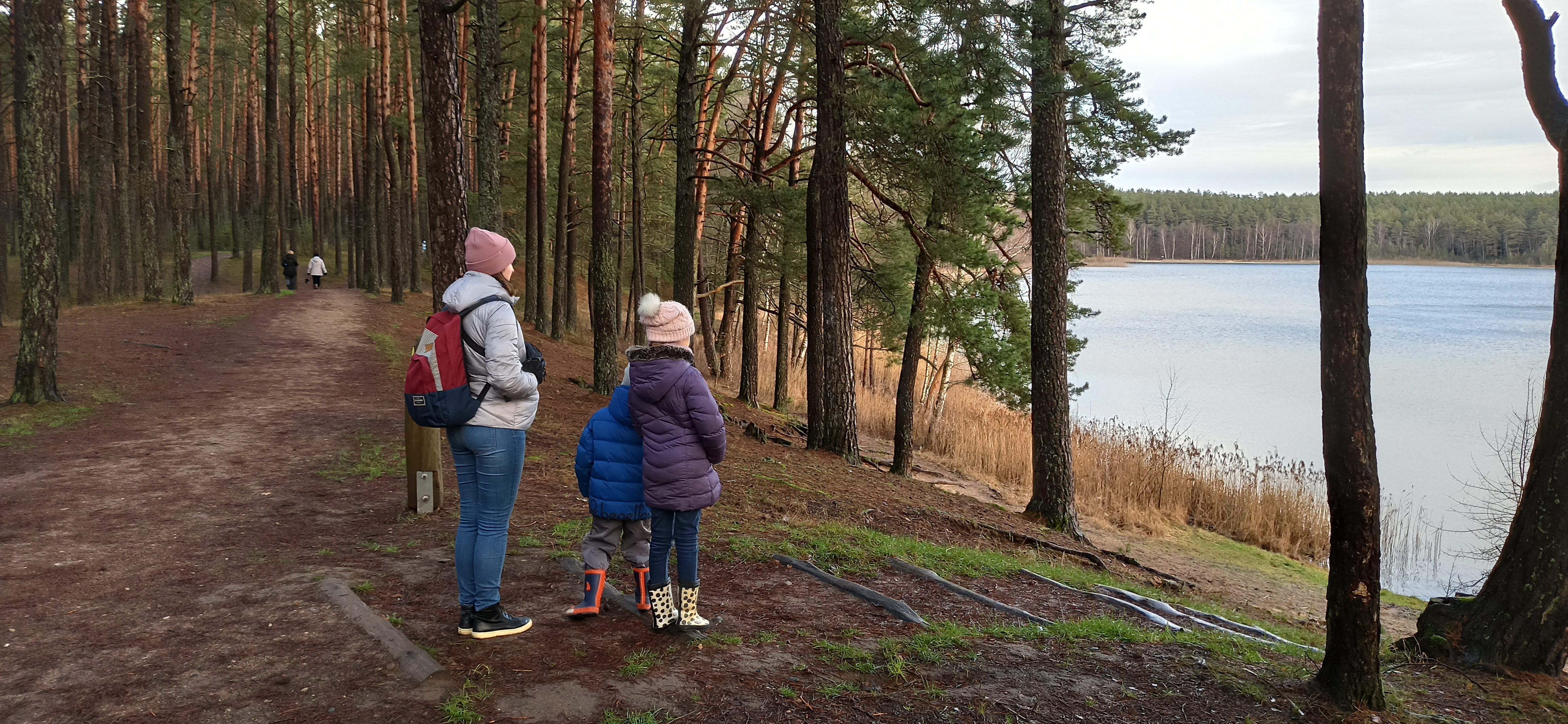 Анна Гармаш с детьми в Вильнюсе Анна Гармаш с детьми в Вильнюсе