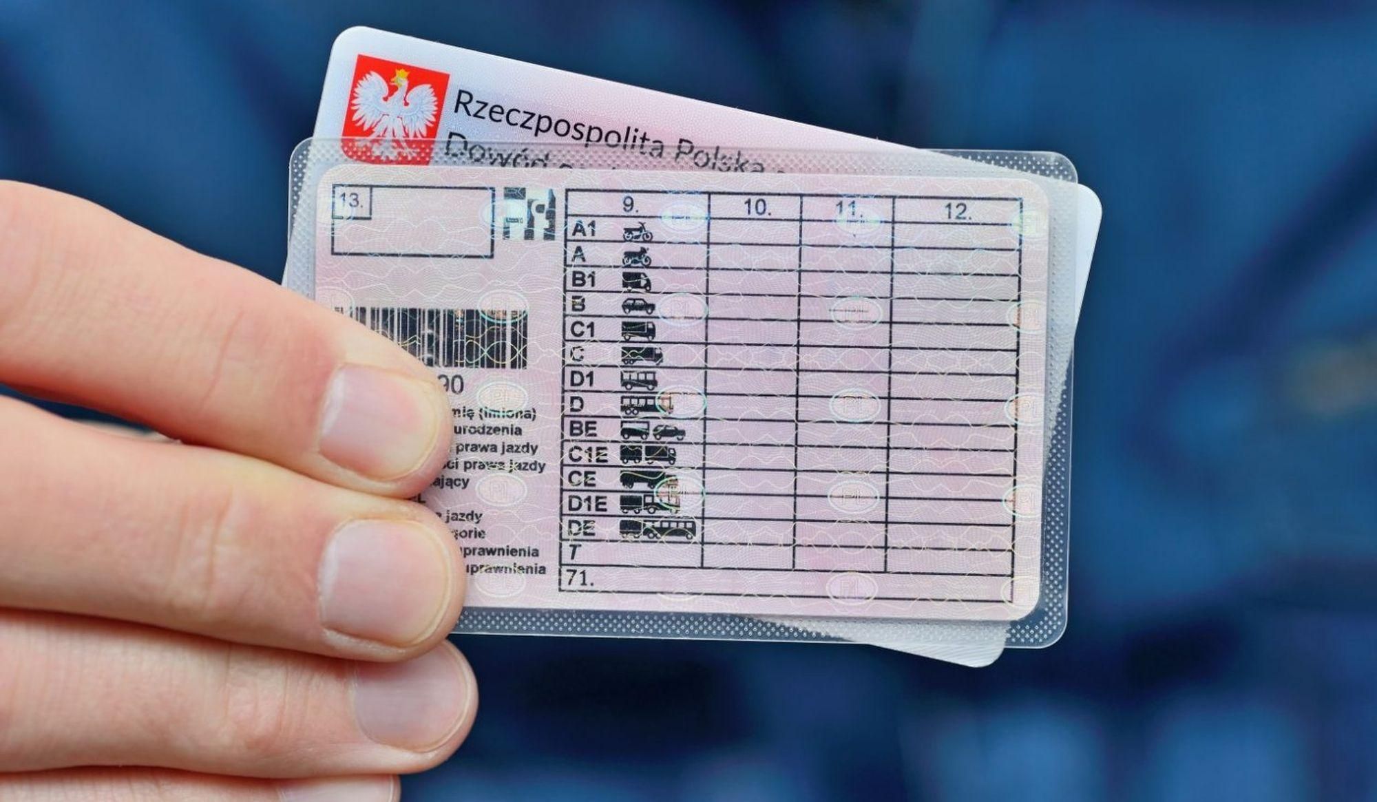 Срок действия некоторых польских водительских удостоверений продолят