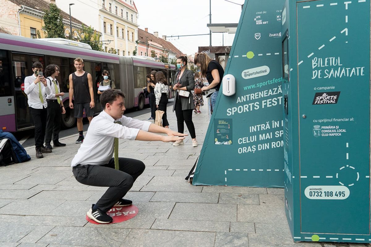 В Румынии создали "спортомат" В Румынии создали "спортомат"