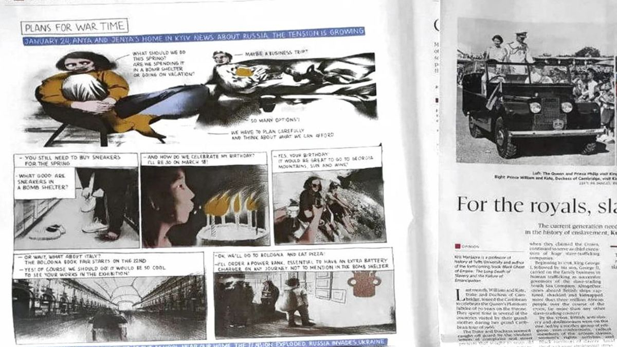 Канадская газета опубликовала комикс украинских художниц, в котором они рассказали о войне - Закордон