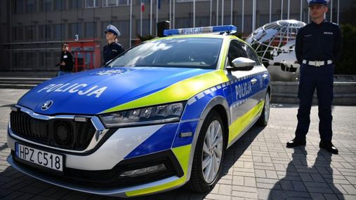 В Варшаве появятся сине-желтые полицейские машины