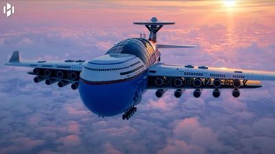 Ніколи не приземлятиметься: у мережі показали гігантський "літаючий готель"