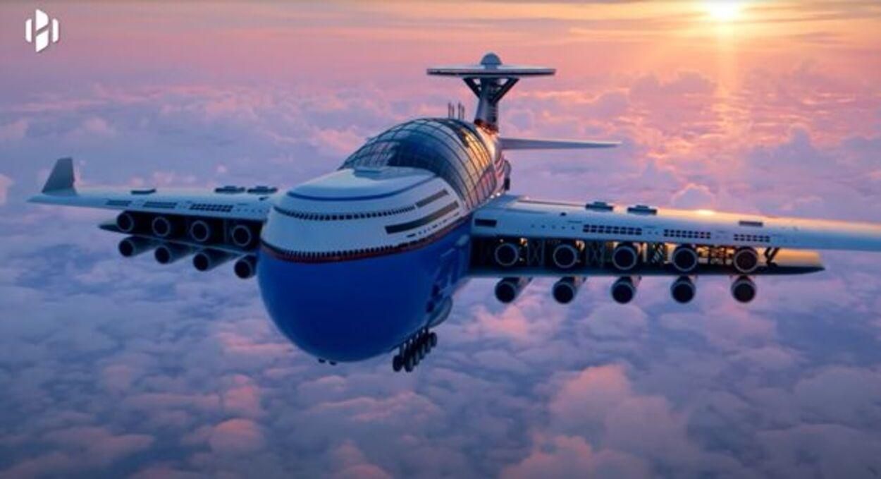 Никогда не будет приземляться  в сети показали гигантский "летающий отель" - Закордон