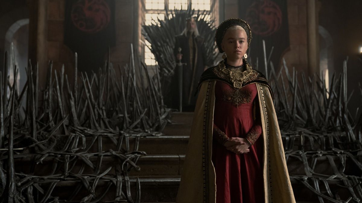 Король Візерис І та його дочка Рейніра Король Візерис І та його дочка Рейніра