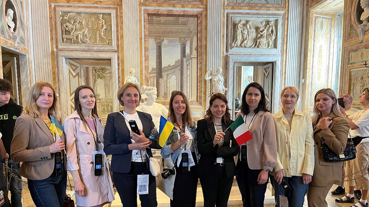 Українська екскурсія в Галереї Боргезе Українська екскурсія в Галереї Боргезе