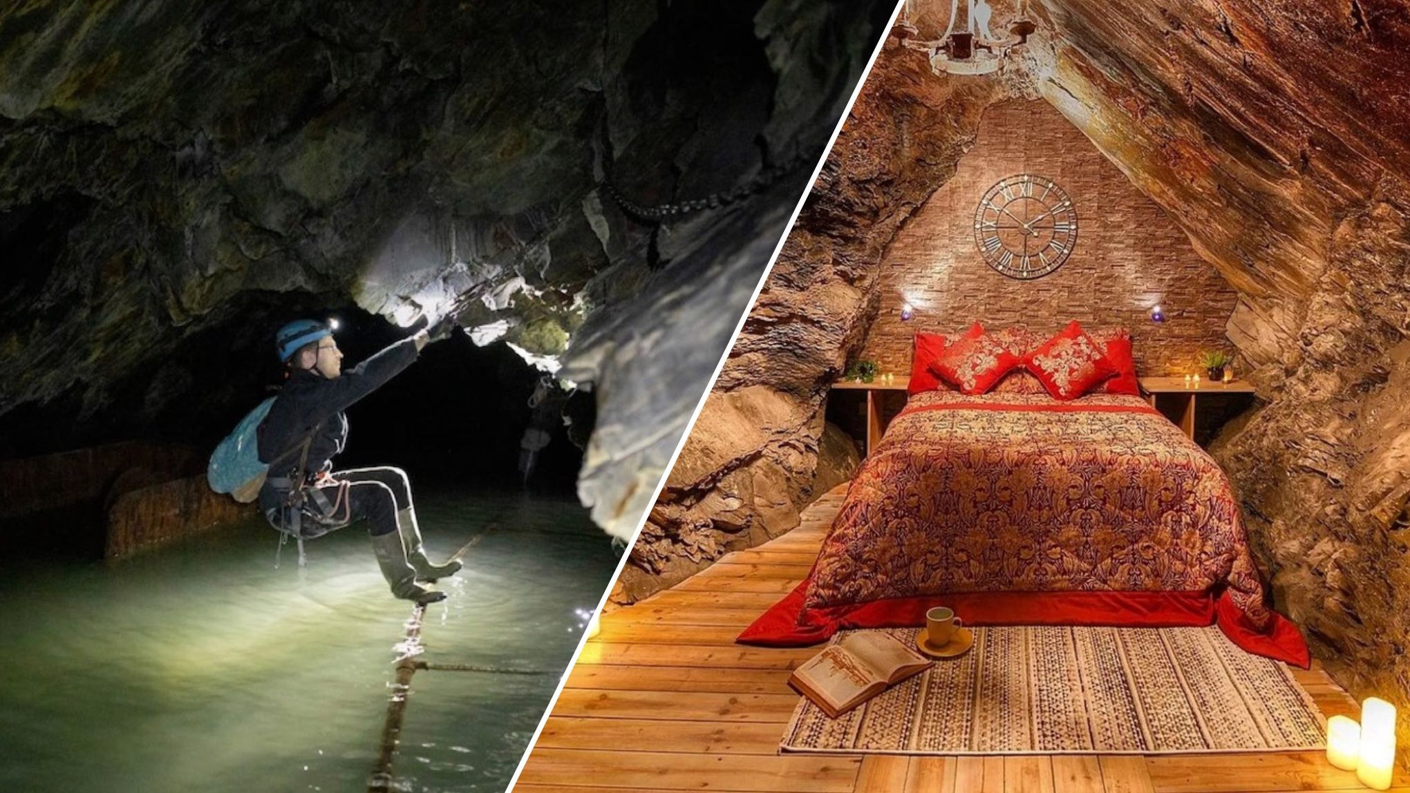 В Уэльсе открыли самый глубокий отель в мире В Уэльсе открыли самый глубокий отель в мире