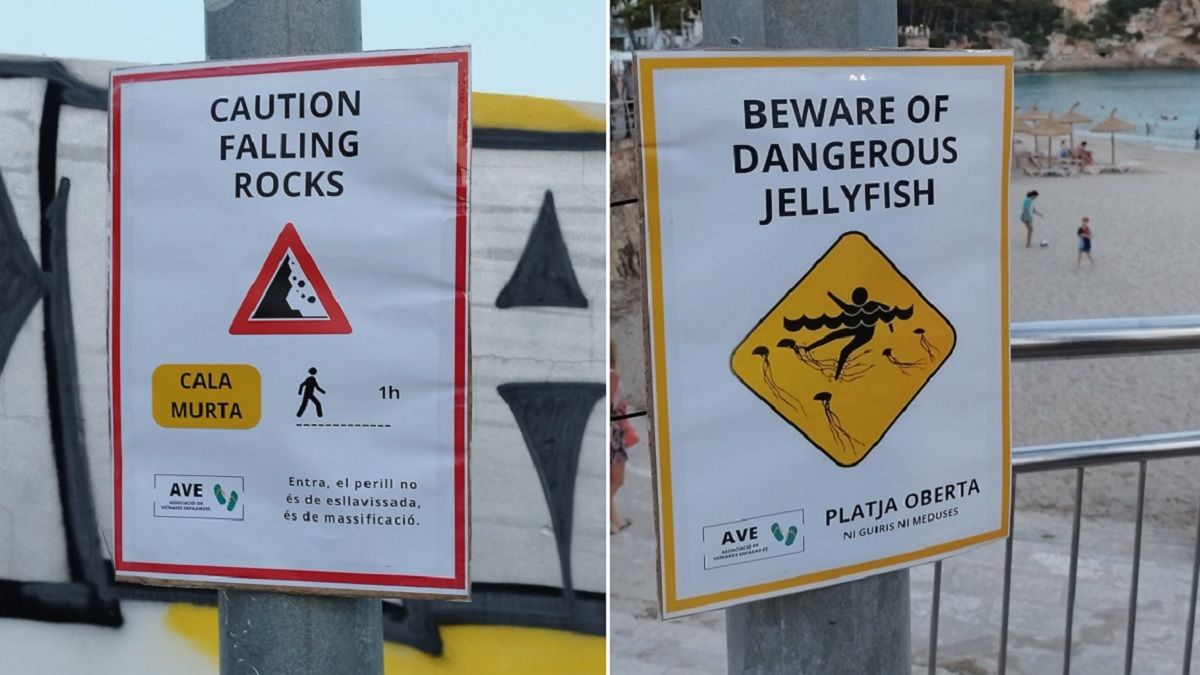 На Майорці намагаються прогнати туристів з пляжів На Майорці намагаються прогнати туристів з пляжів