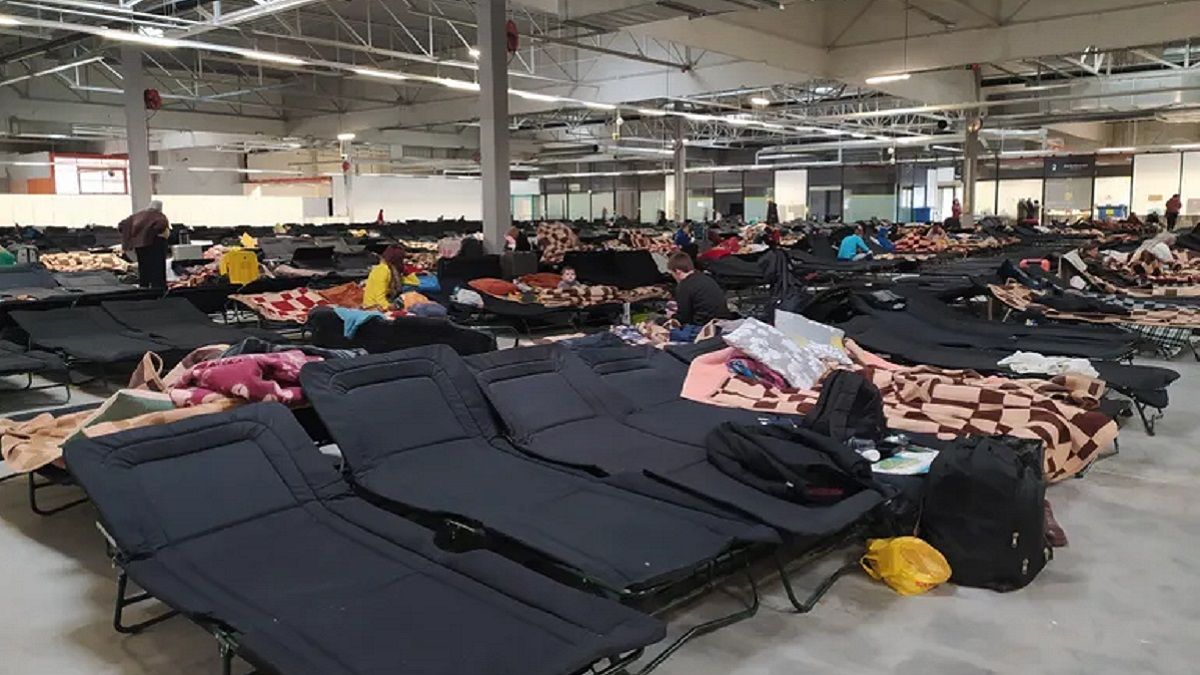 Центр прийому біженців у Надажині Центр прийому біженців у Надажині