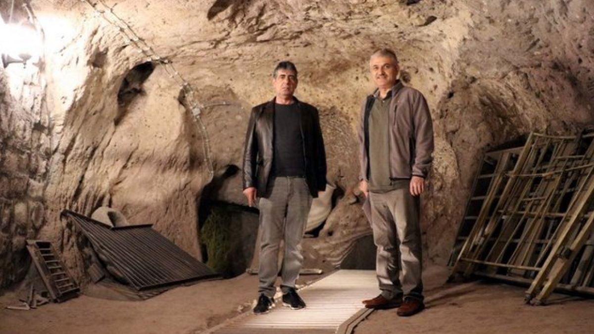 В Кайсери исследуют тоннели подземного города