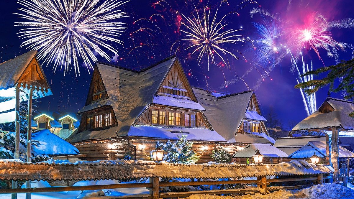 Новорічна атмосфера в Закопаному Новорічна атмосфера в Закопаному