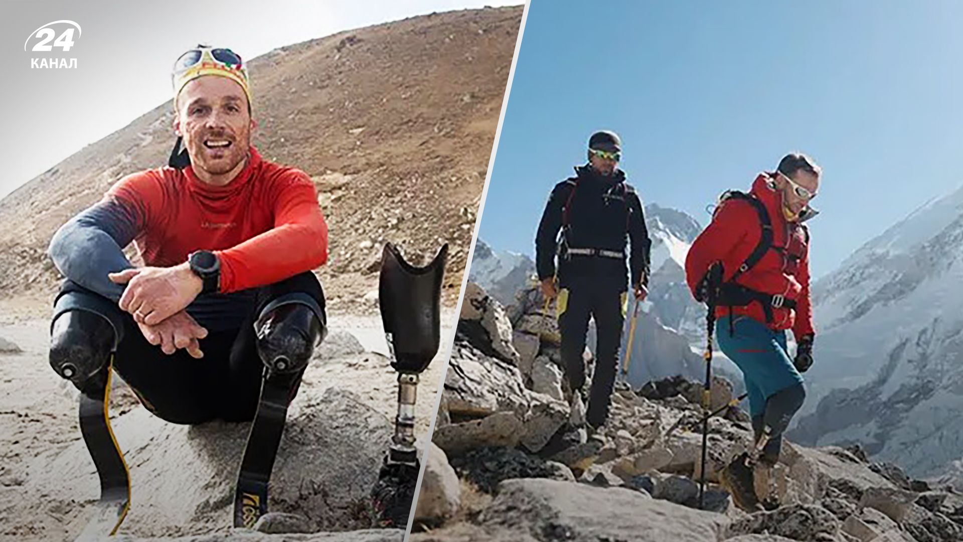Андреа Ланфри покорил Эверест с множественными ампутированными конечностями